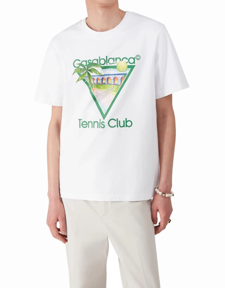 Tennis Club Icon T Shirt White