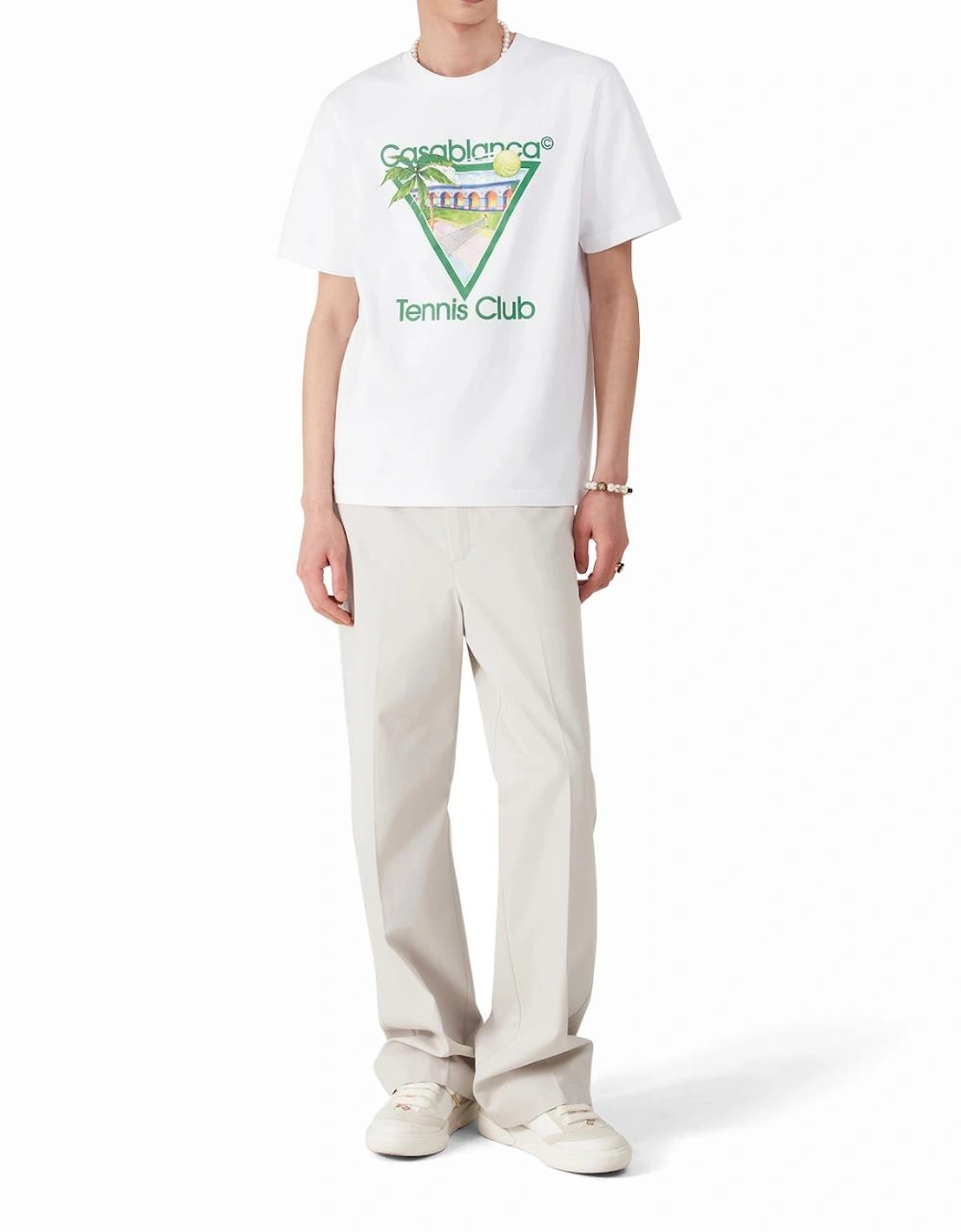Tennis Club Icon T Shirt White
