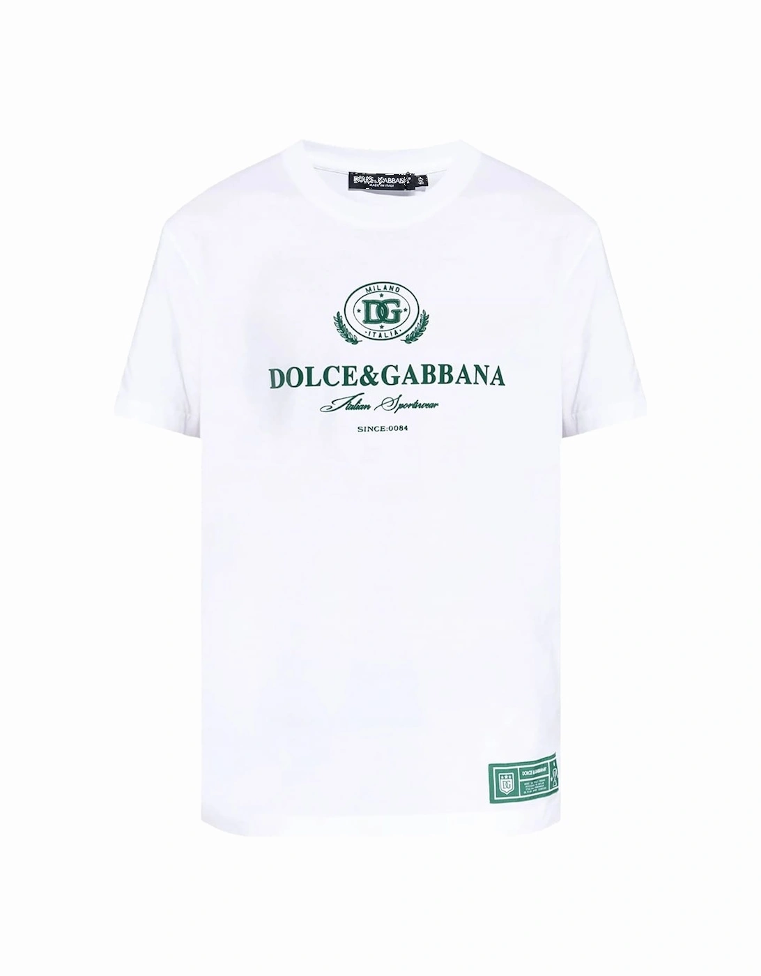 Logo Flock T-Shirt White, 6 of 5