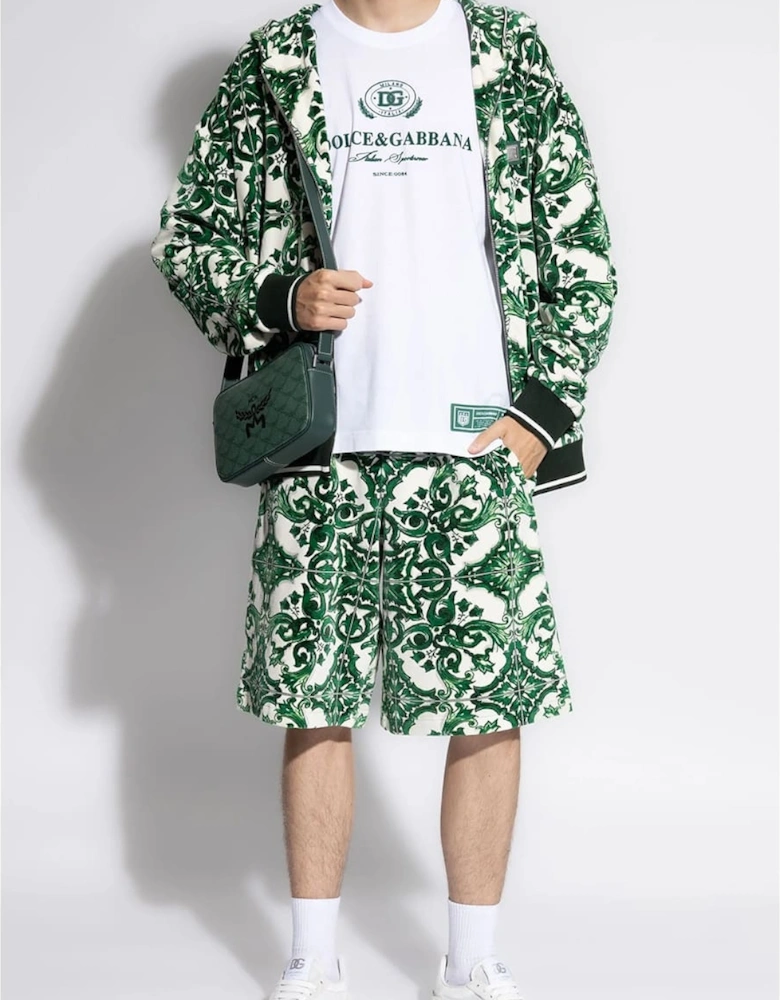 Logo Flock T-Shirt White
