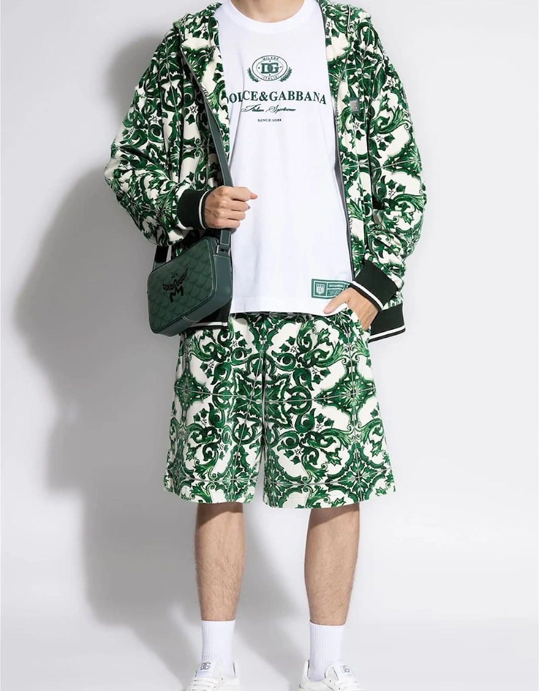 Logo Flock T-Shirt White