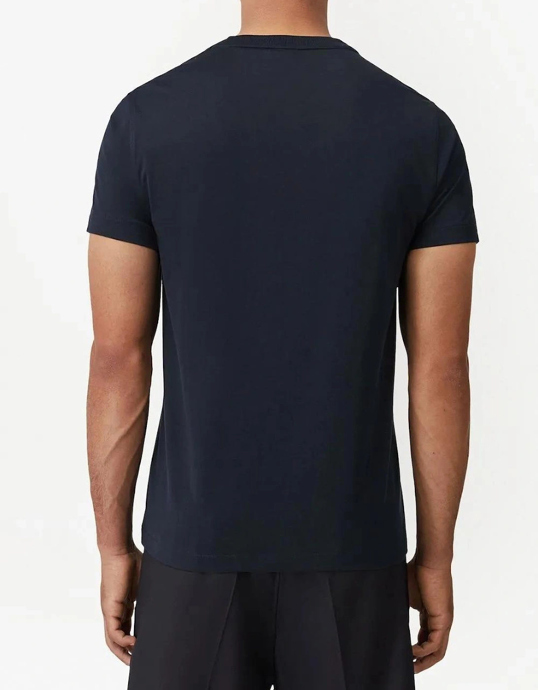 'Parker' TB-Embroidered Logo T-Shirt Navy Blue