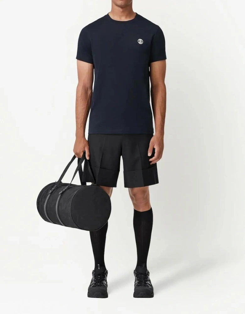 'Parker' TB-Embroidered Logo T-Shirt Navy Blue