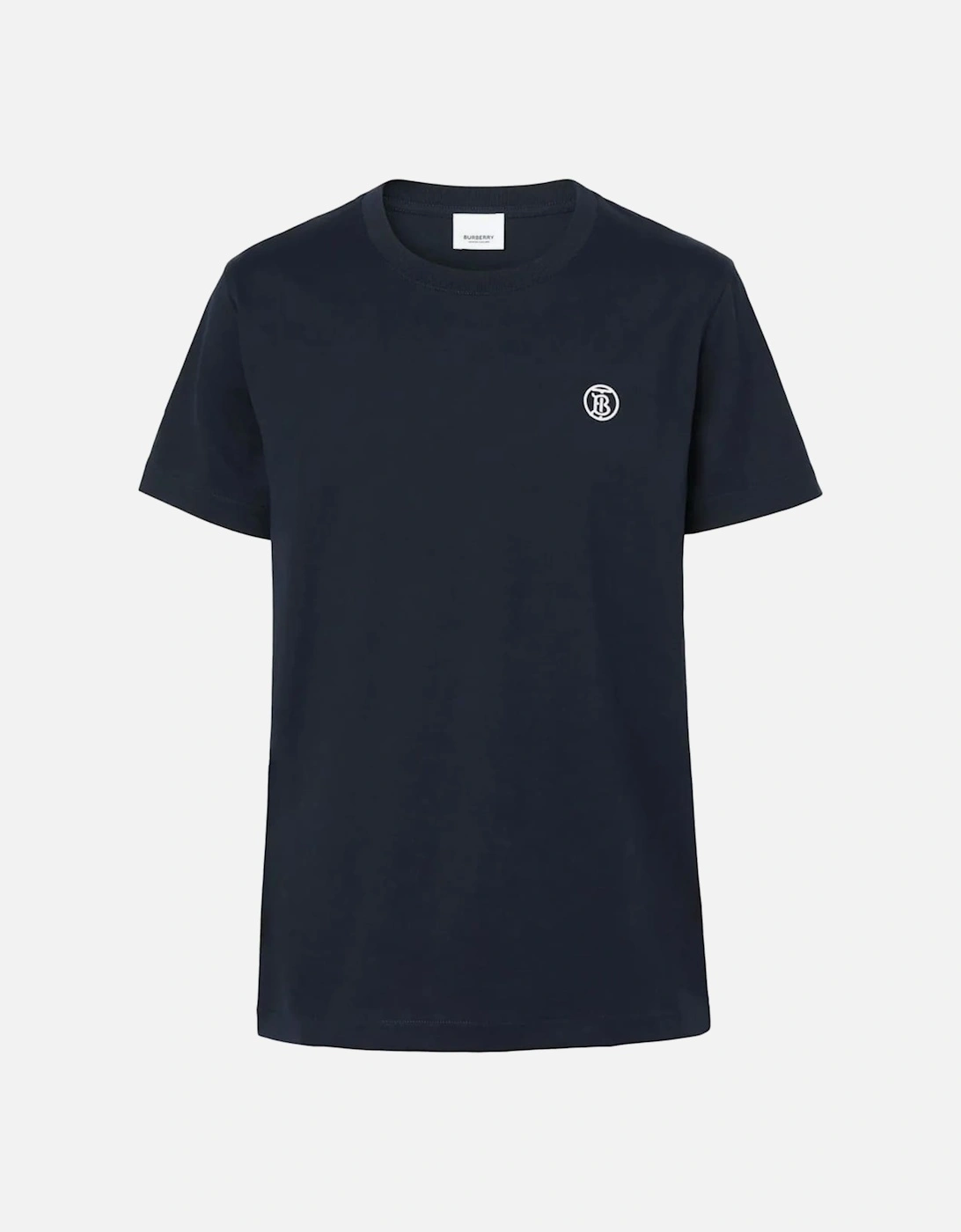 'Parker' TB-Embroidered Logo T-Shirt Navy Blue, 6 of 5