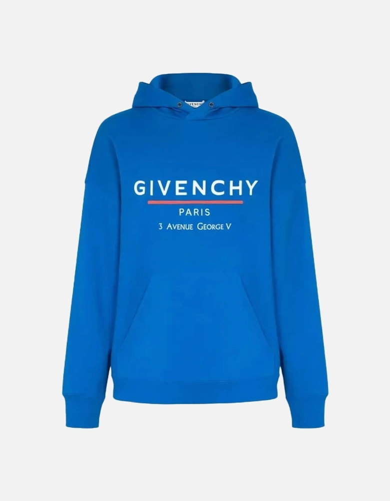 Address Hooded Sweatshirt Blue