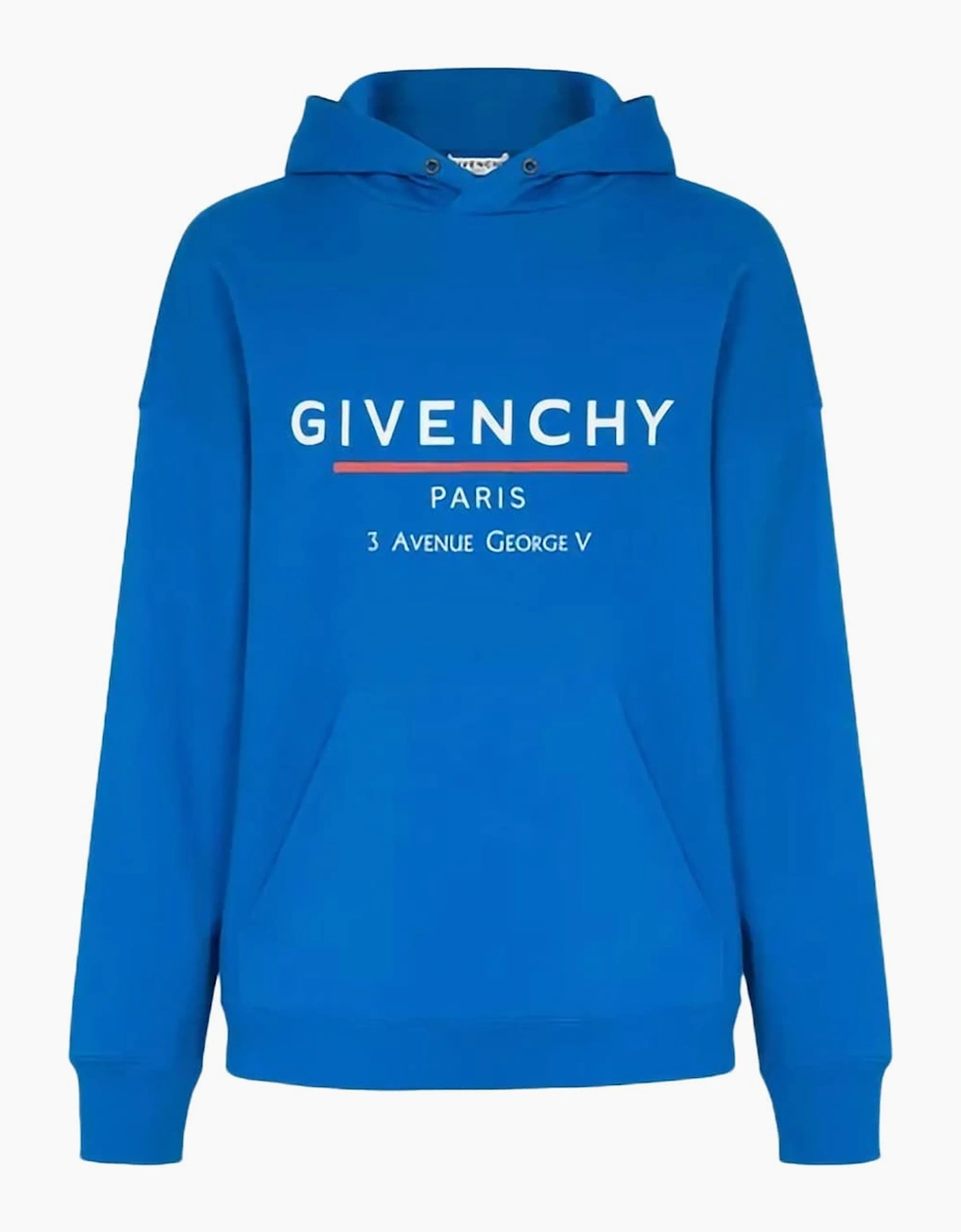 Givenchy Men's Givenchy Address Hooded Sweatshirt Blue