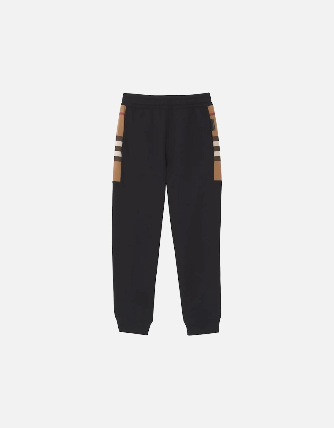 Check Panel Jogging Pants Black, 6 of 5