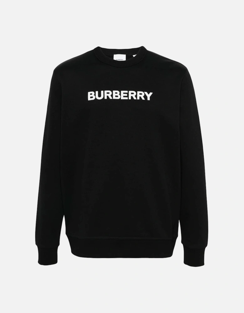 Cotton Logo Sweatshirt Black