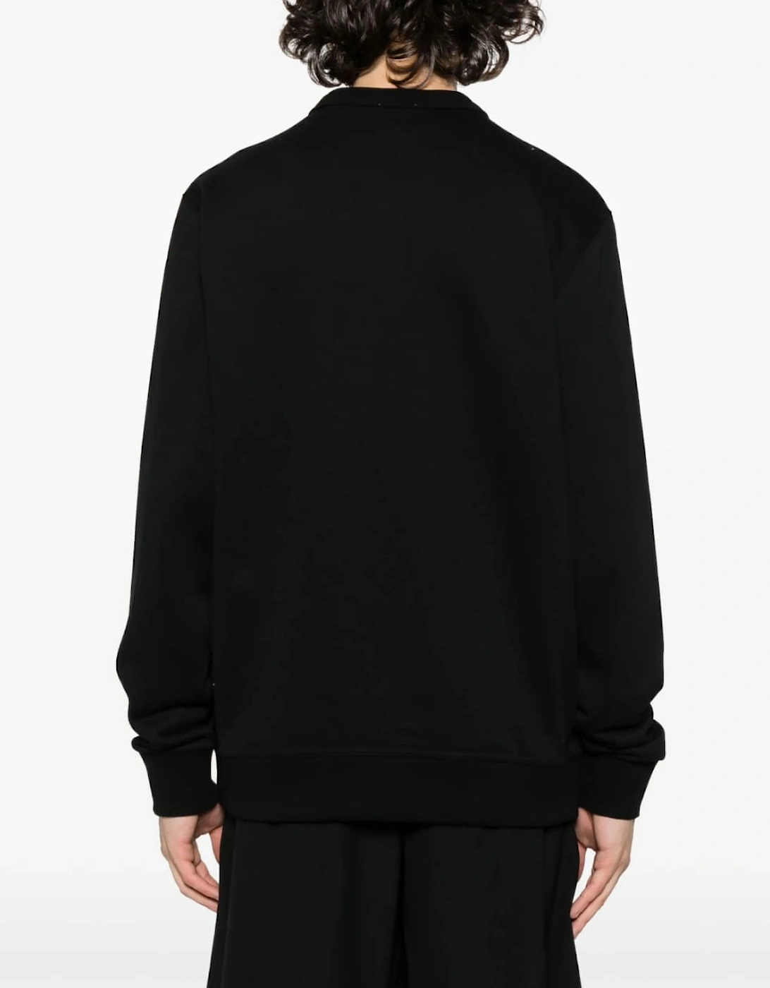 Cotton Logo Sweatshirt Black