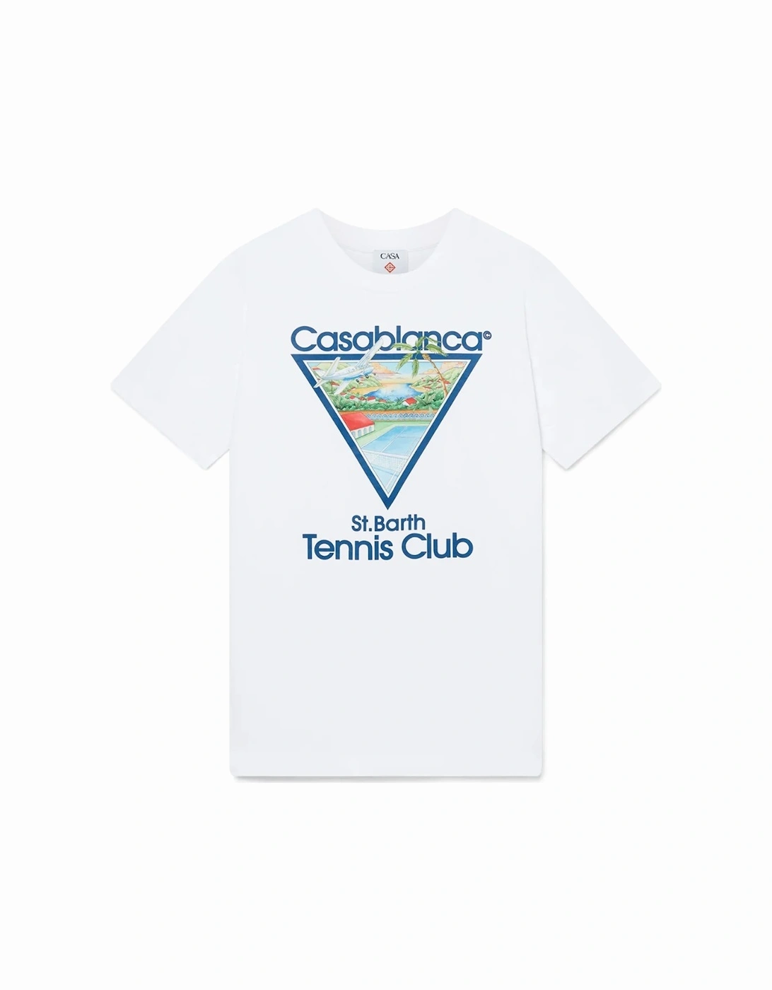 Tennis Club Icon T-Shirt White, 5 of 4