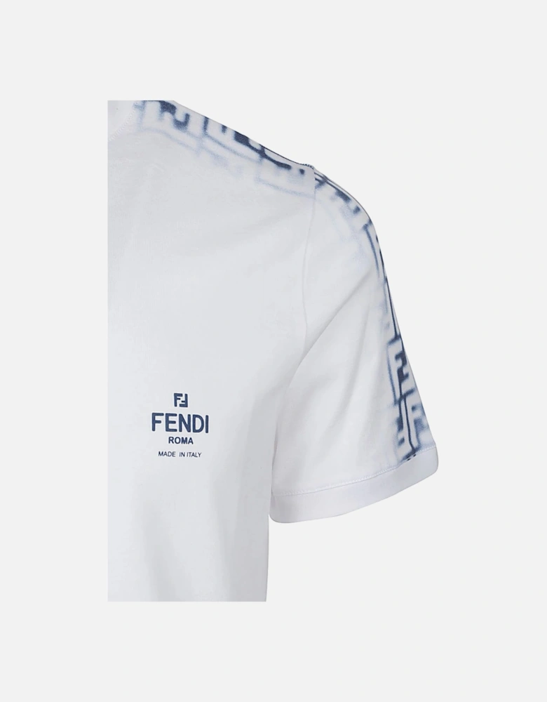 FF Monogram Faded Print Avio T-Shirt