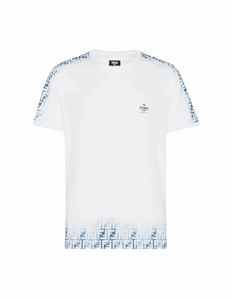 FF Monogram Faded Print Avio T-Shirt