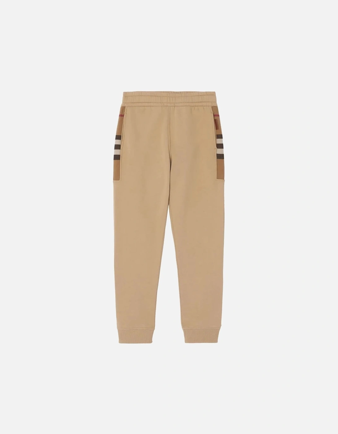 Check Panel Jogging Pants Camel Brown, 6 of 5