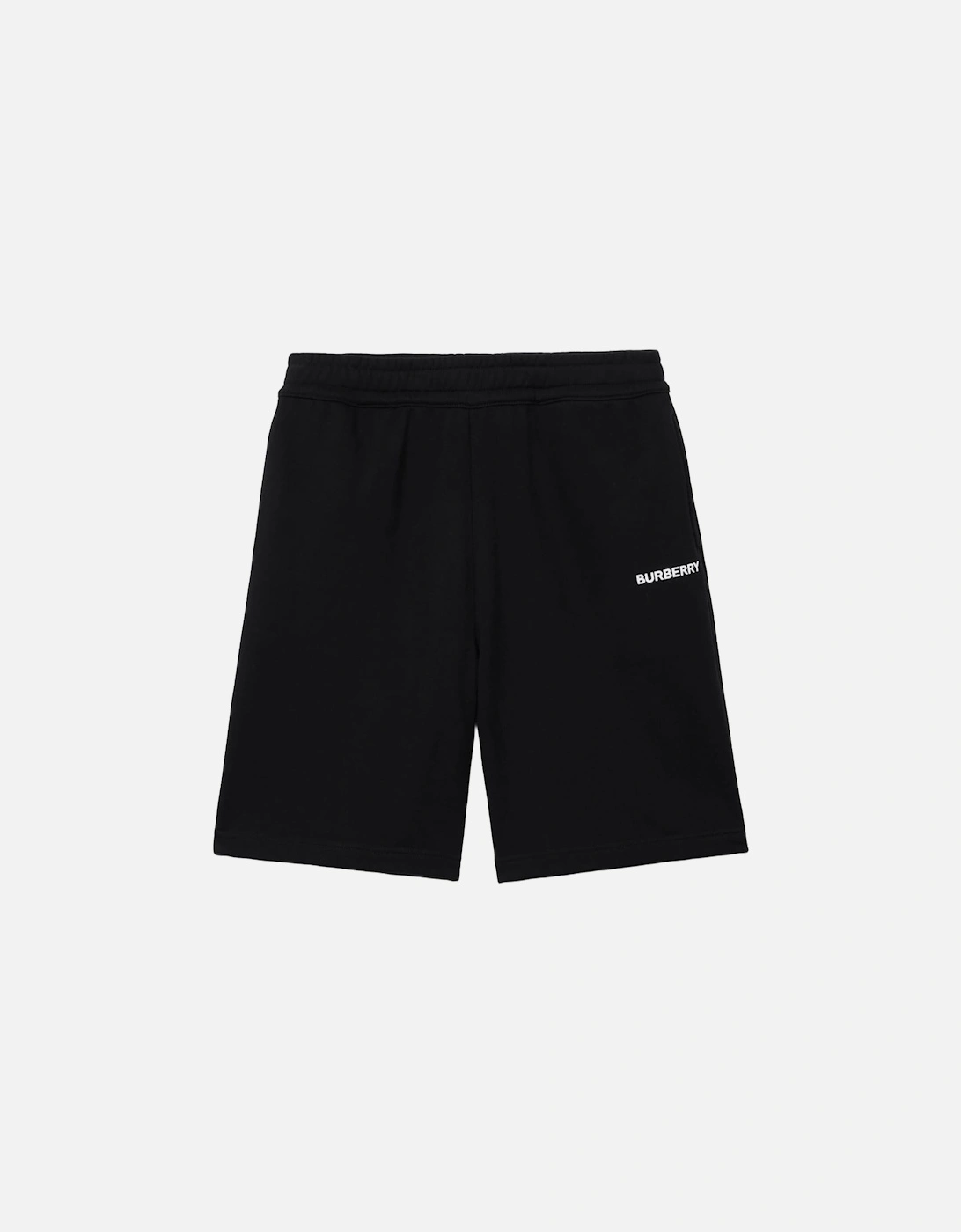 Boy's Burberry Cotton Logo Shorts Black - Size: 13 years/12 years