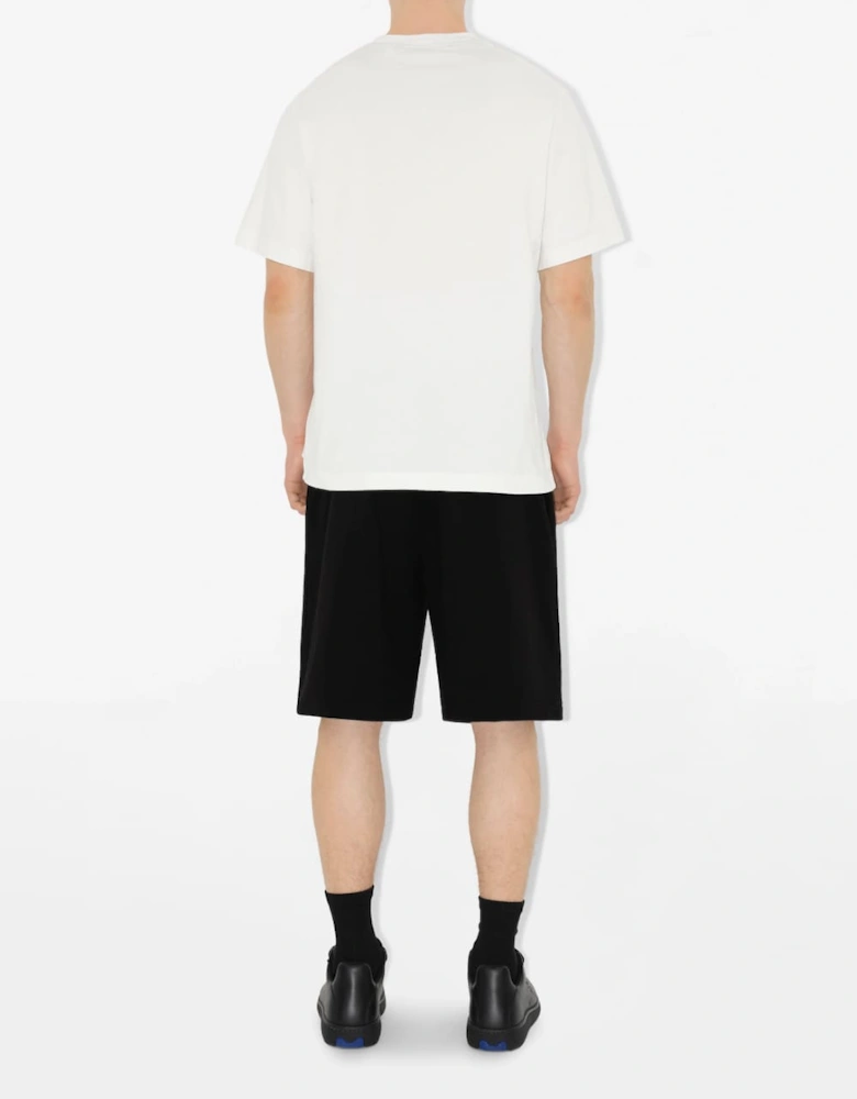 Cotton Logo Shorts Black