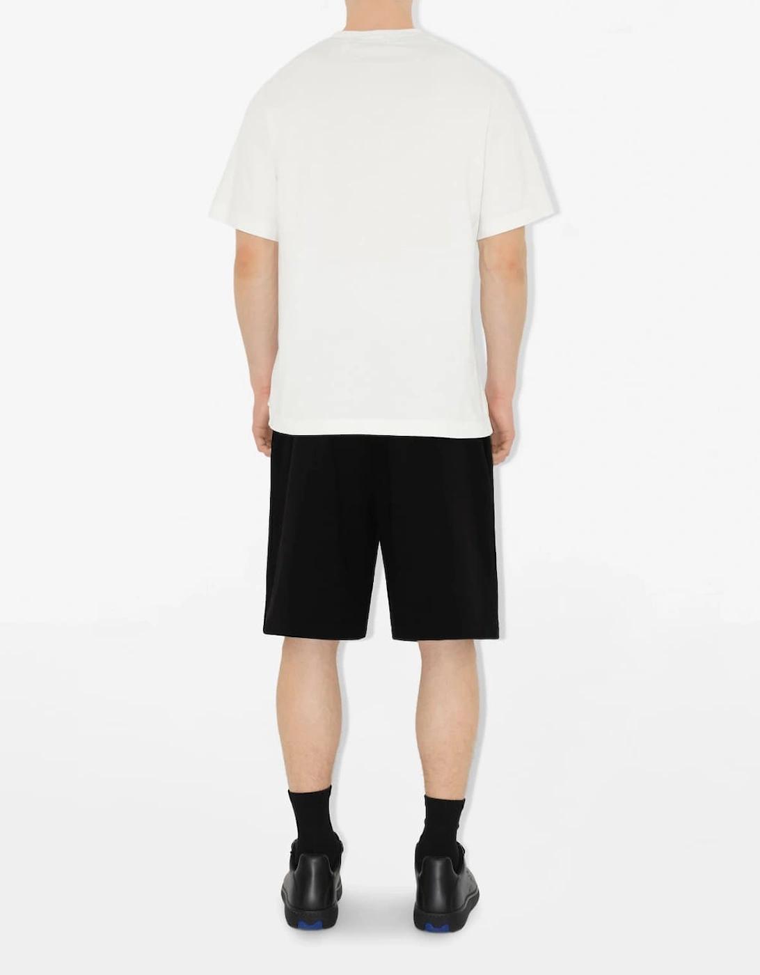 Cotton Logo Shorts Black