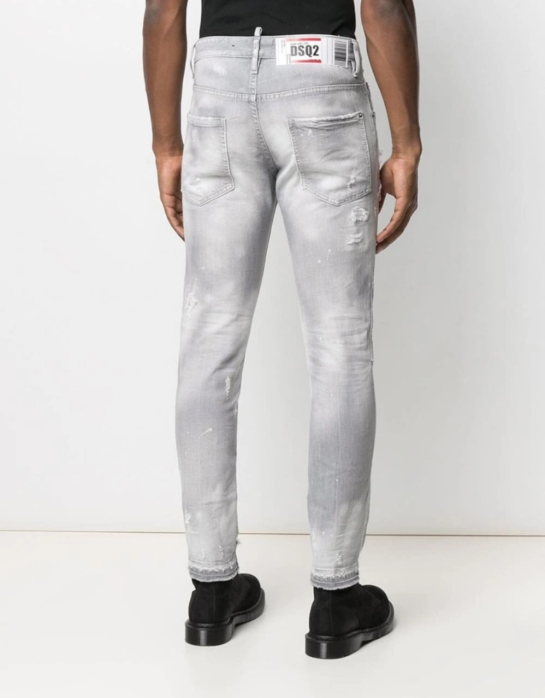 Cool Guy Cropped Jeans Grey