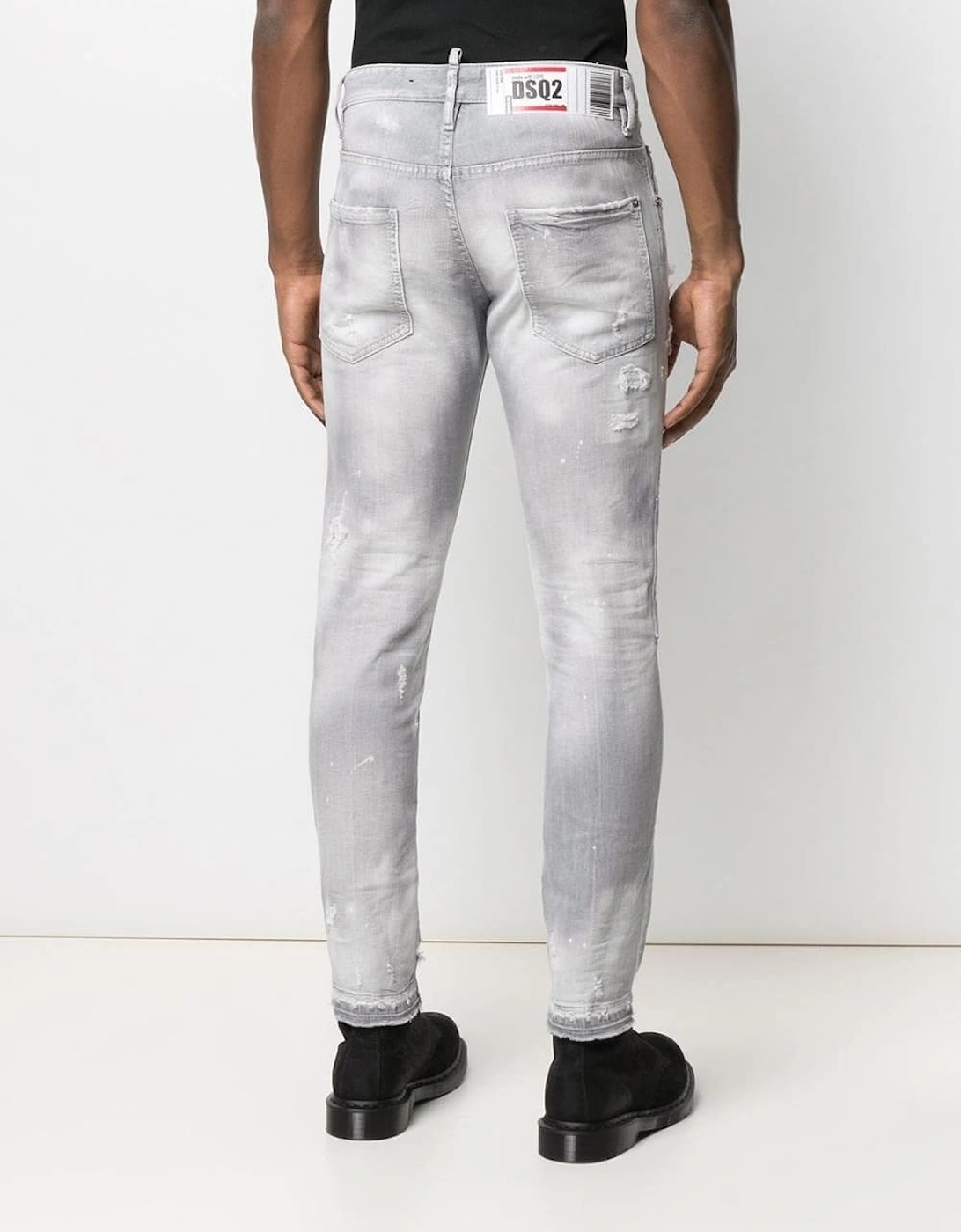 Cool Guy Cropped Jeans Grey