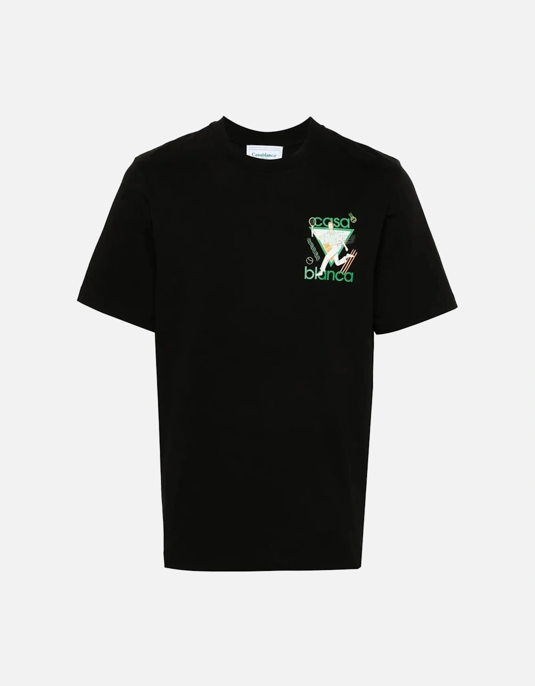 Le Jeu Tennis Printed T-Shirt Black, 4 of 3