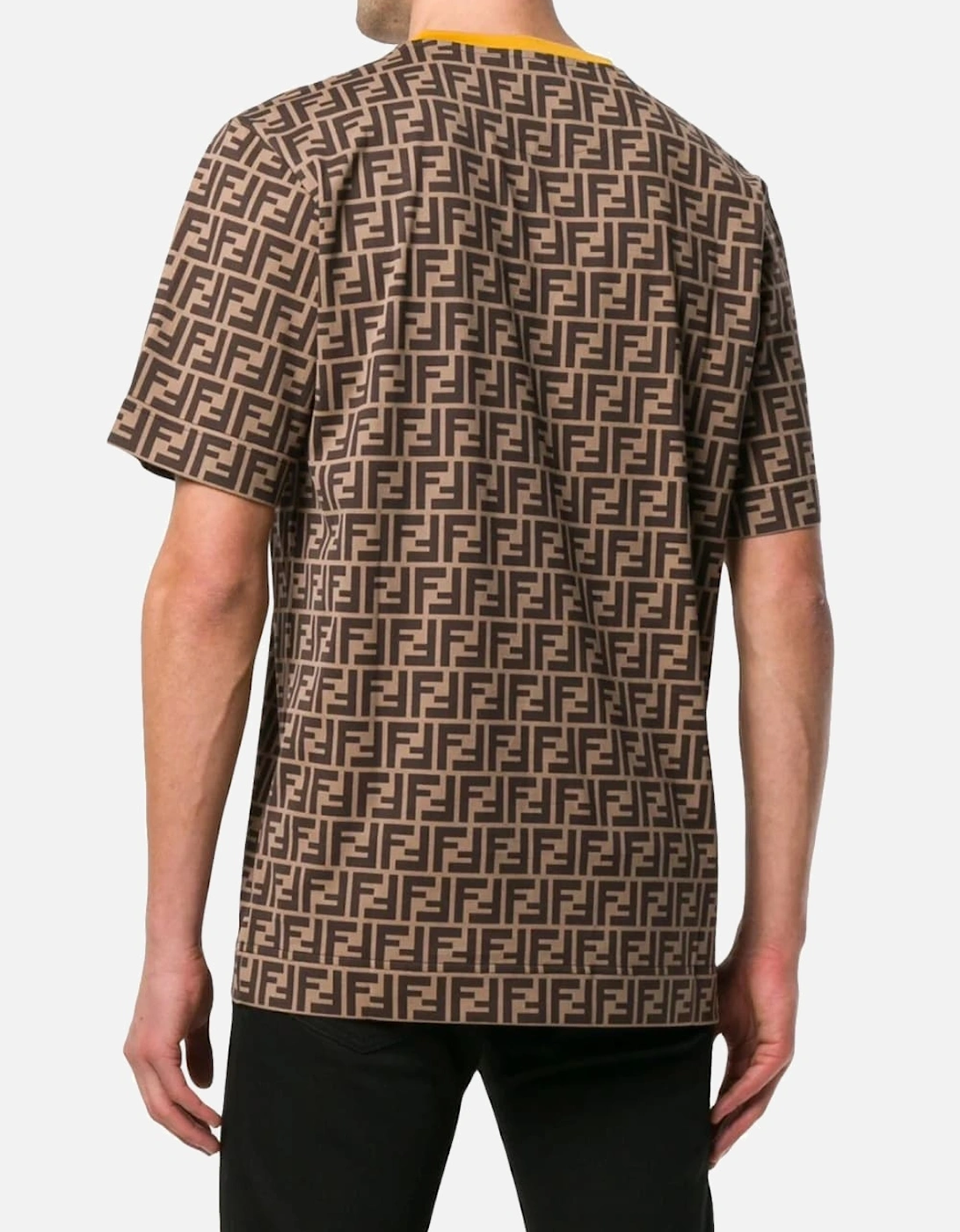 FF Print Monogram T-Shirt Brown