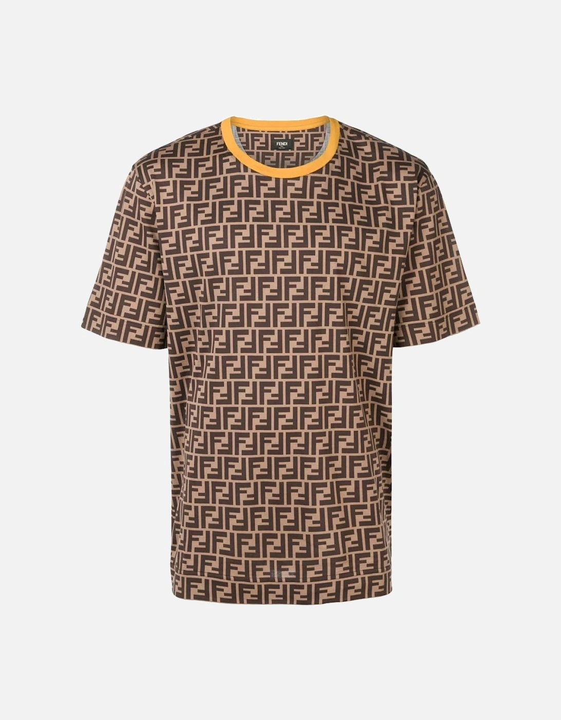 FF Print Monogram T-Shirt Brown, 5 of 4