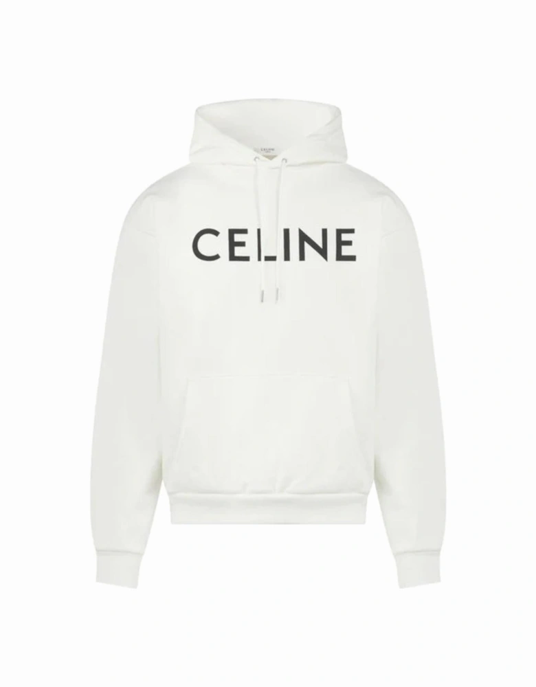 Celine Hooded Sweatshirt White