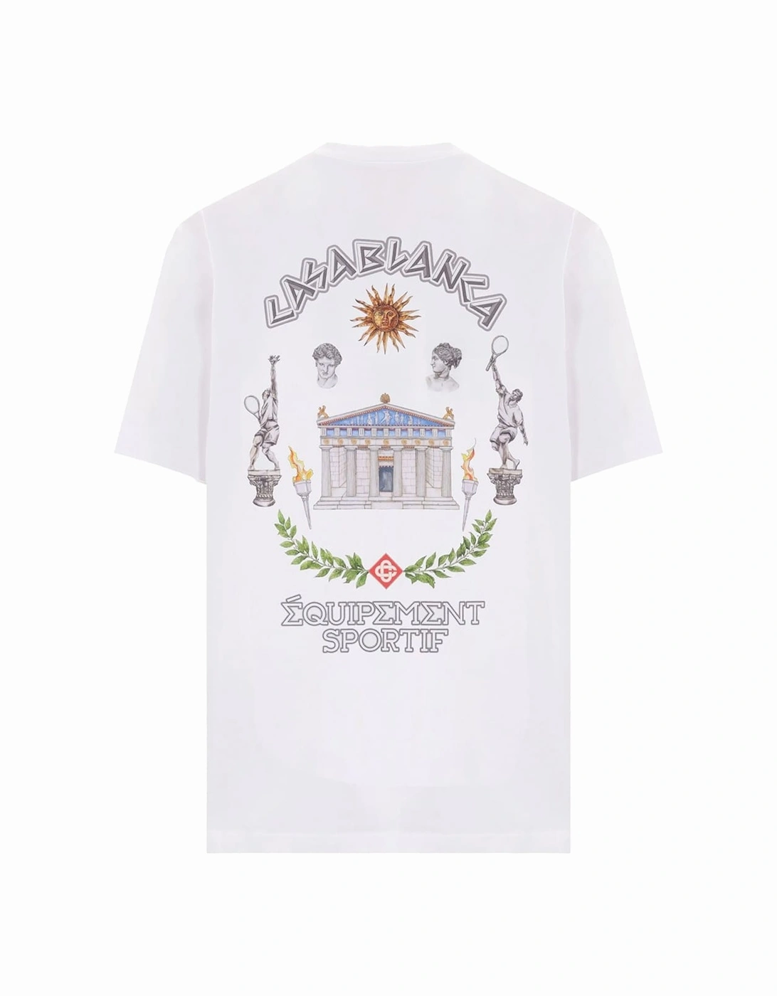 Le Temple Du Sport Printed T-Shirt White