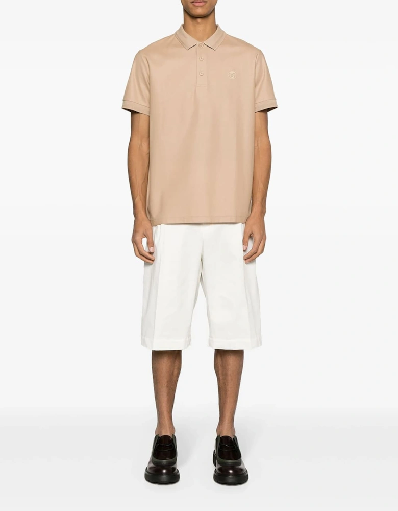Monogram Polo Shirt Beige