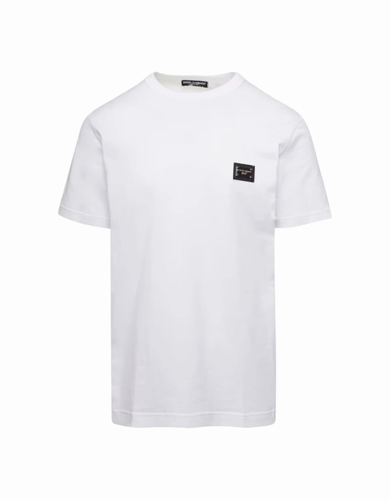 Plaque Logo T-Shirt White