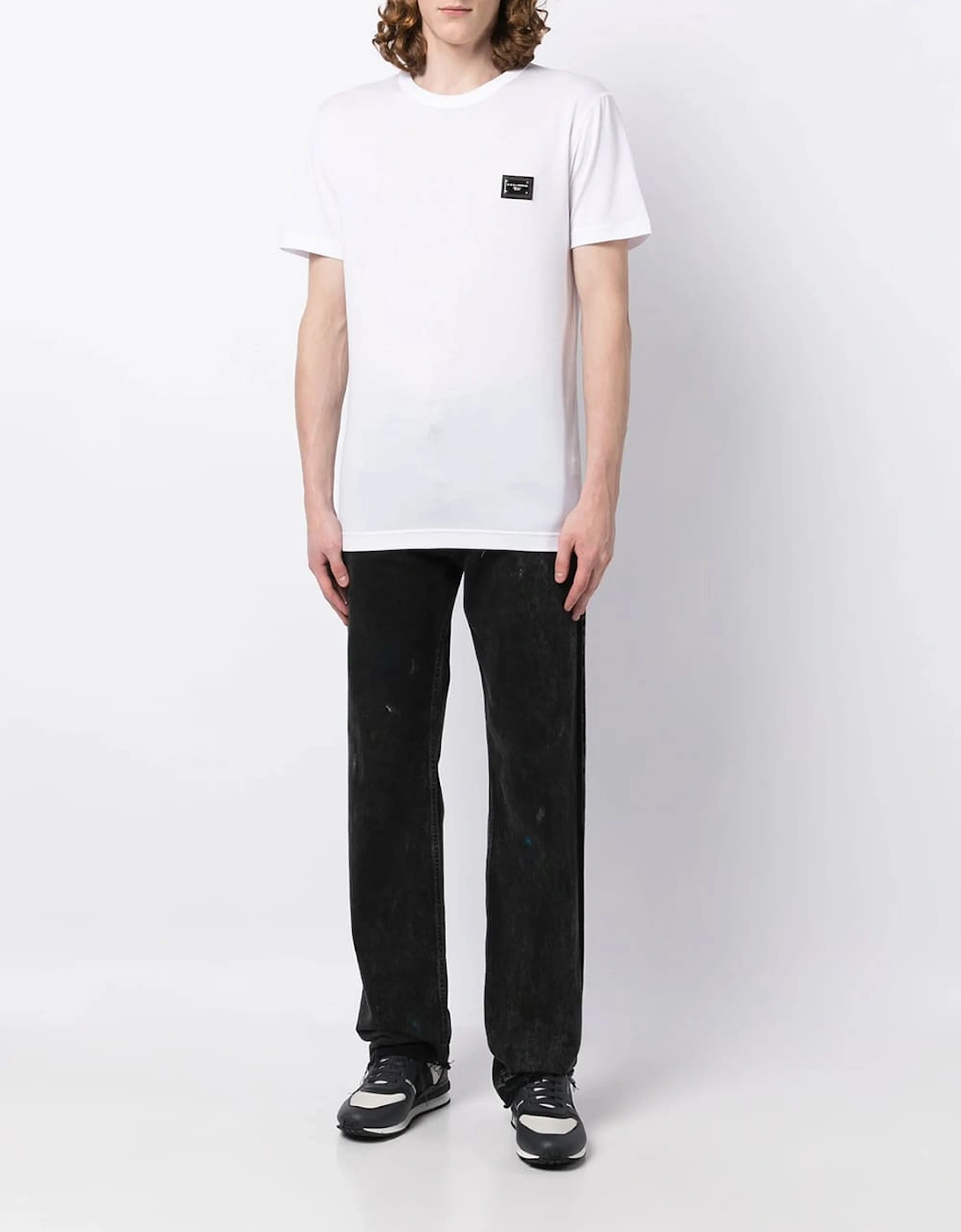 Plaque Logo T-Shirt White
