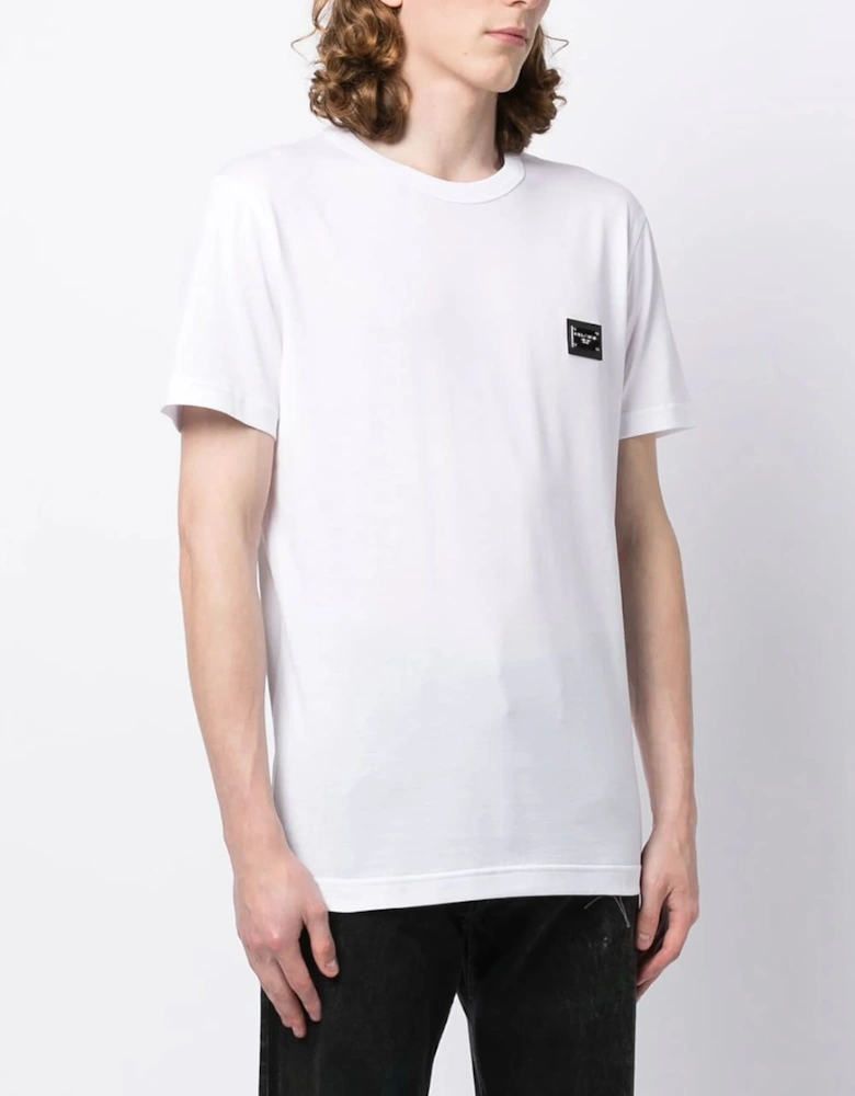 Plaque Logo T-Shirt White