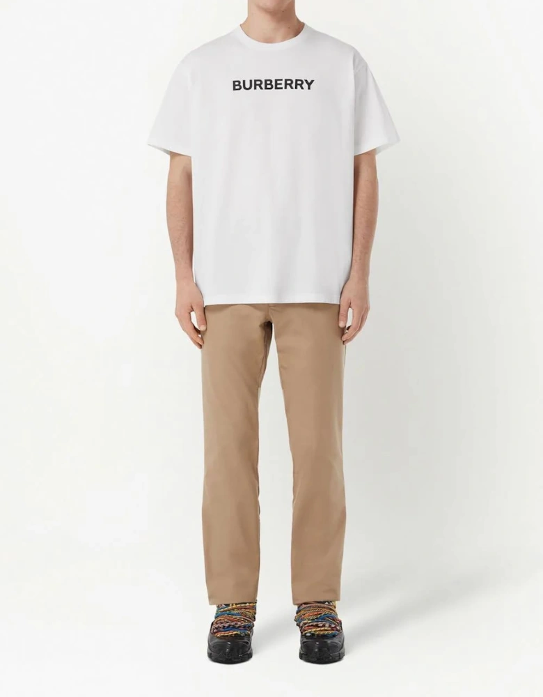 Harriston Logo Print T-Shirt White