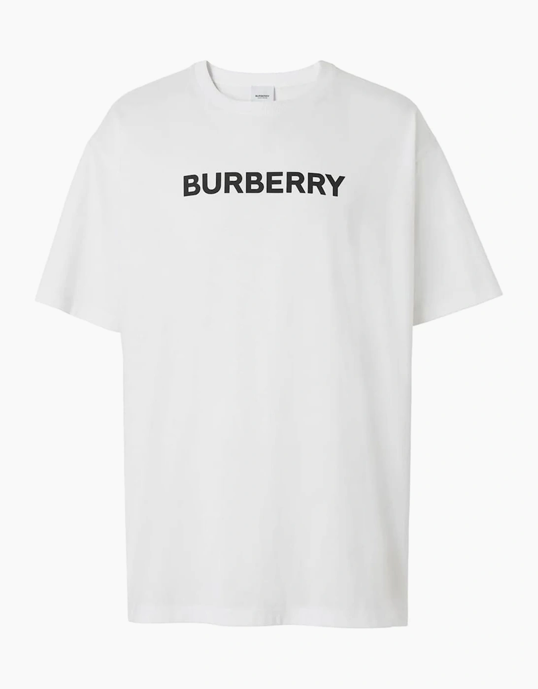 Burberry Men's Burberry Harriston Logo Print T-Shirt White