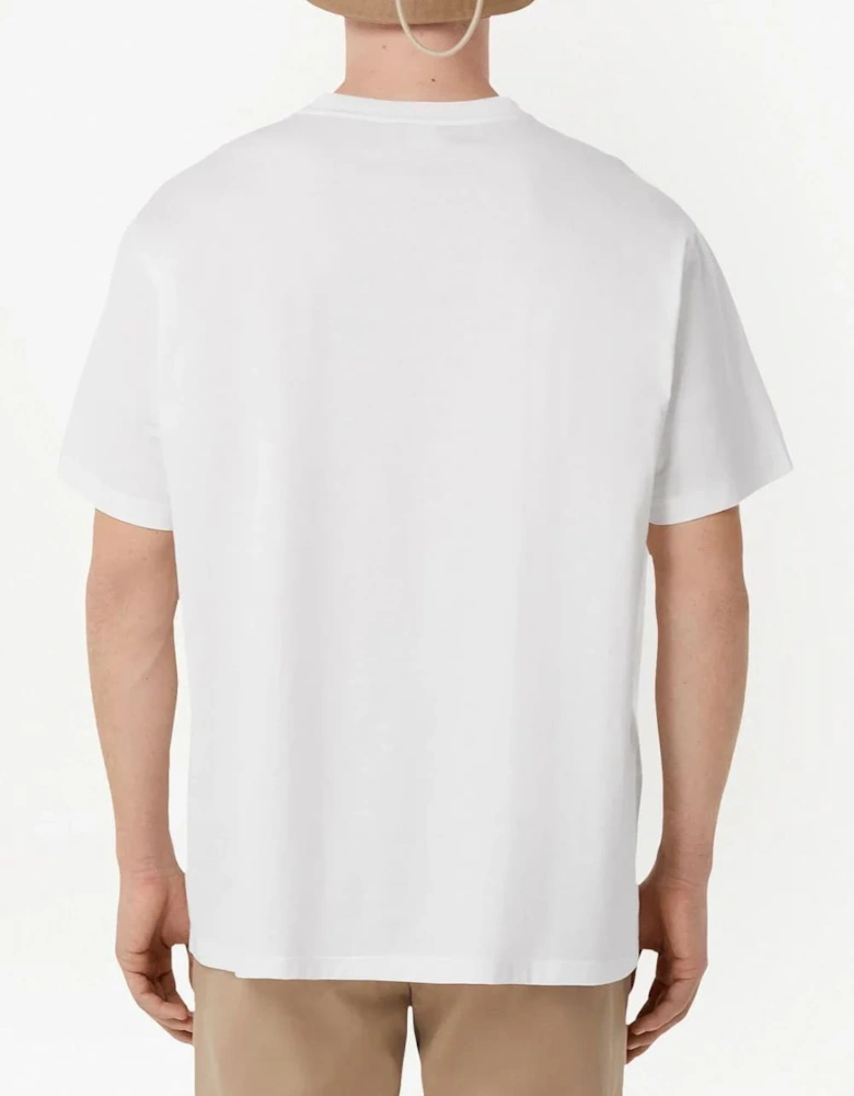 Harriston Logo Print T-Shirt White