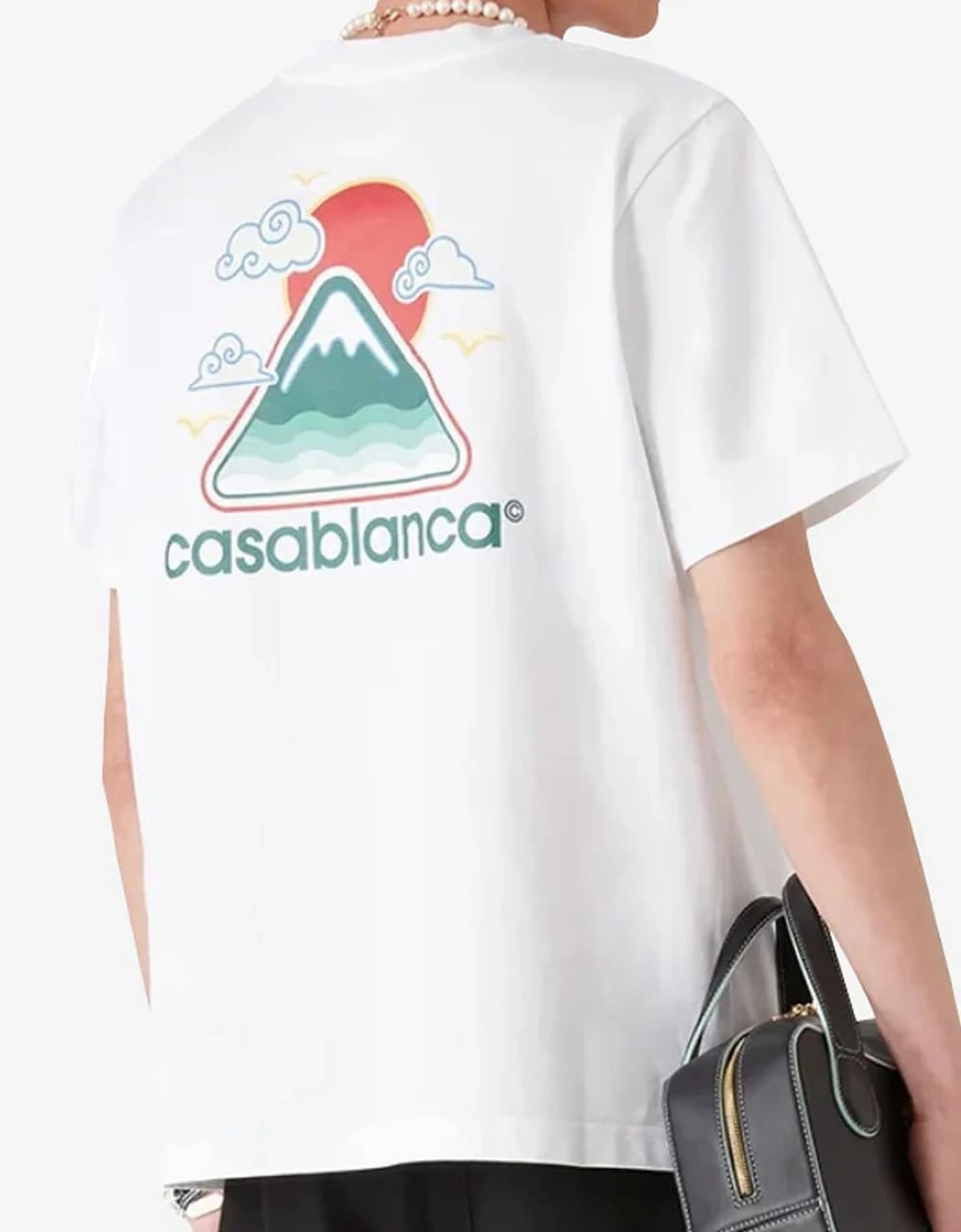 Montagne Ondulee T-Shirt White