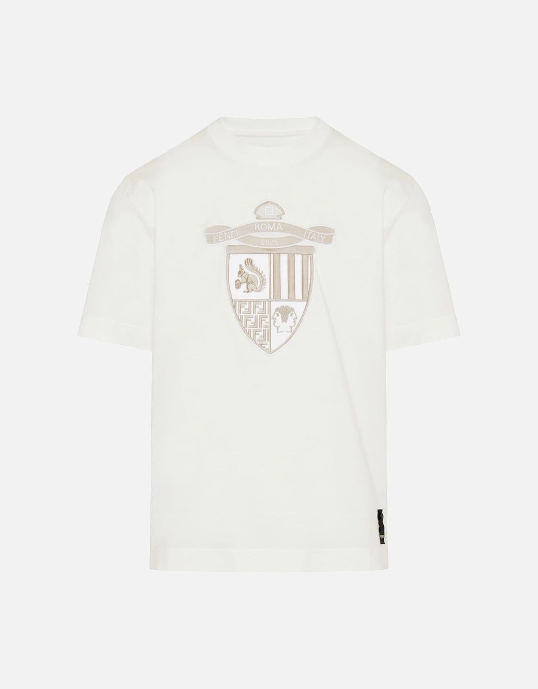 Roma Crest Maxi Patch T-Shirt White, 4 of 3