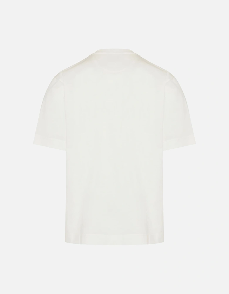 Roma Crest Maxi Patch T-Shirt White