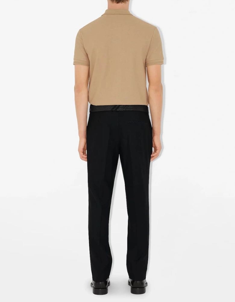 Cotton Polo-Shirt Beige