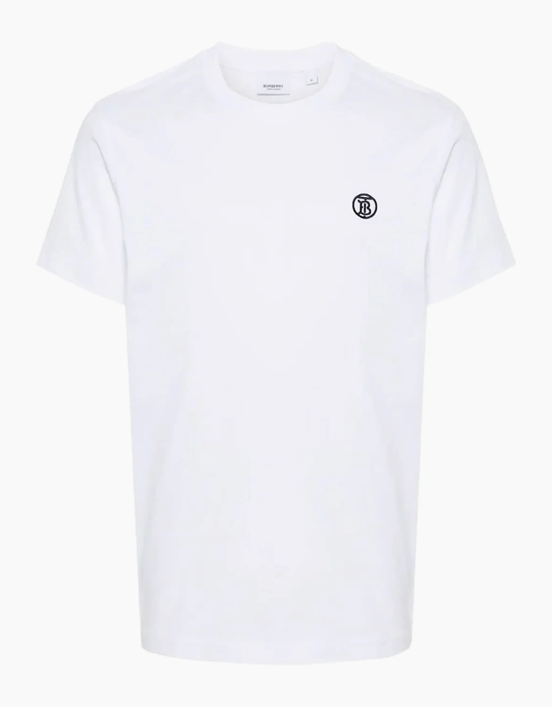 Burberry Men's Burberry 'Parker' TB-Embroidered Logo T-Shirt White