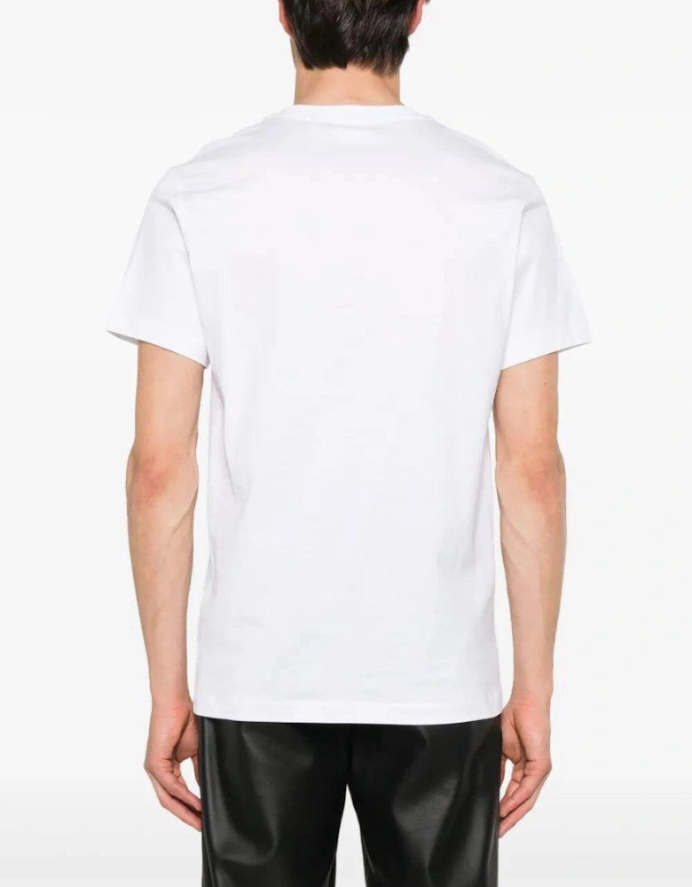 'Parker' TB-Embroidered Logo T-Shirt White