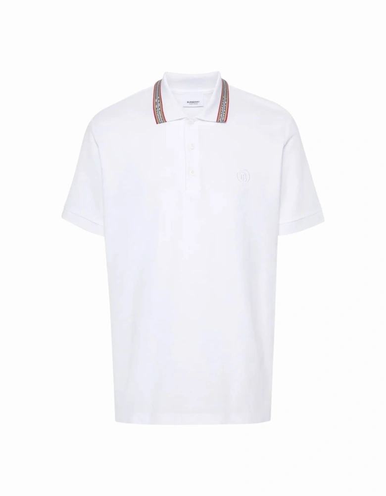 'Pierson' TB Collar Polo-Shirt White
