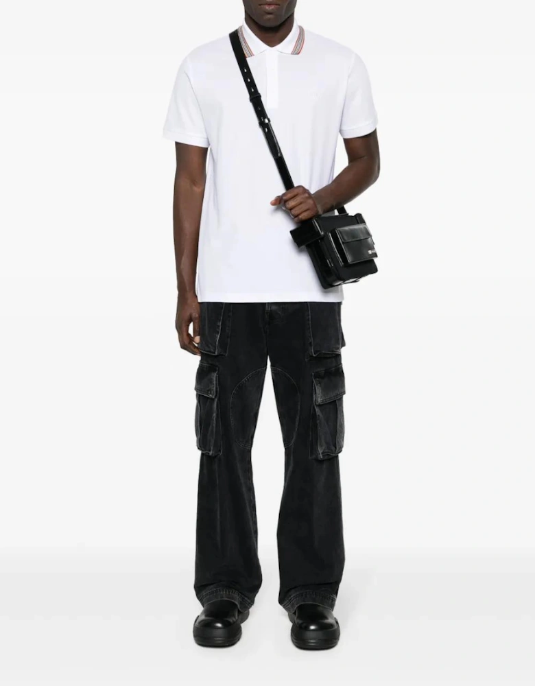 'Pierson' TB Collar Polo-Shirt White