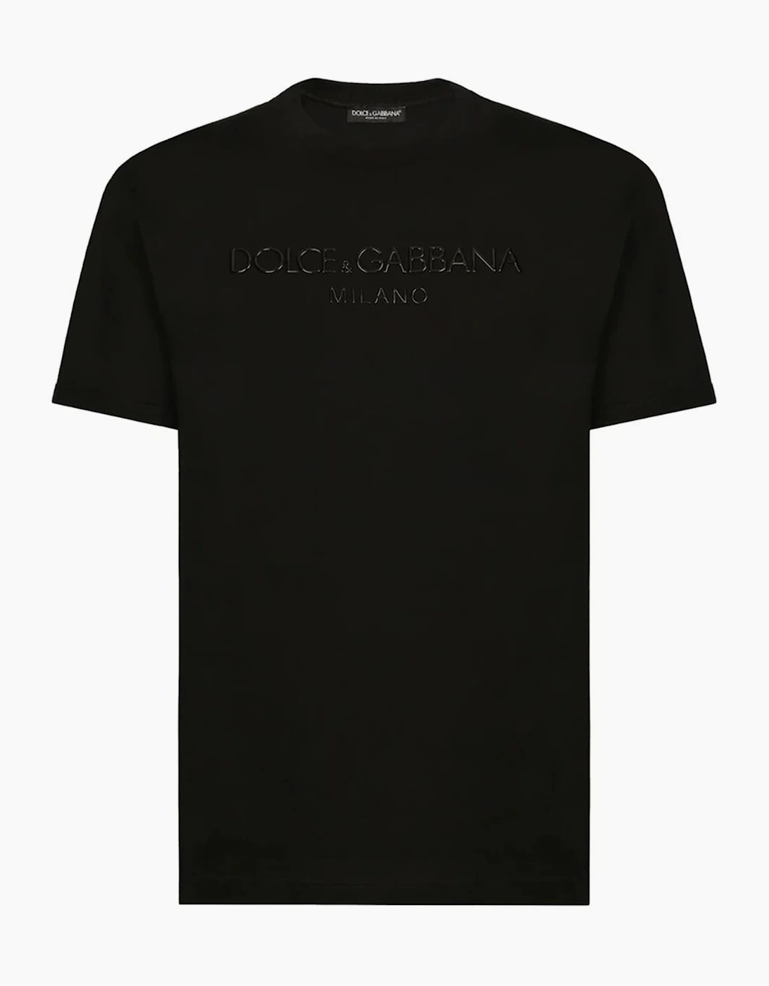 Dolce & Gabbana Men's Dolce & Gabbana Black Sicily Logo Printed T-Shirt Black