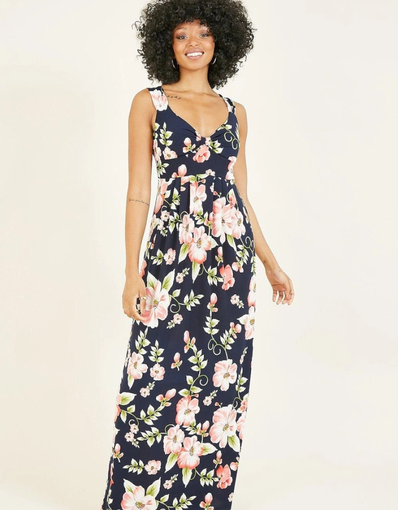 Mela Tropical Floral 'Narcissa' Maxi Dress
