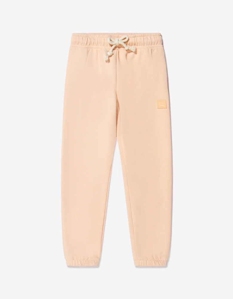 Kids Face Patch Joggers in Pink