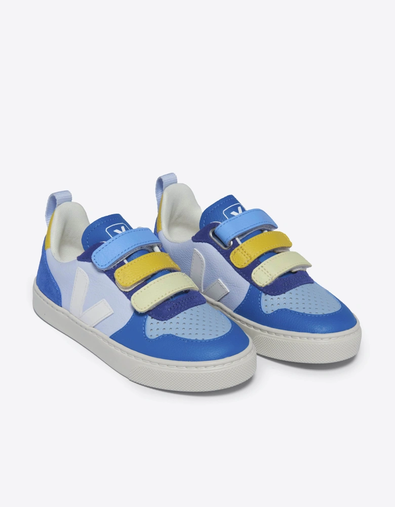 Boys V-10 ChromeFree Leather Trainers in Multicolour