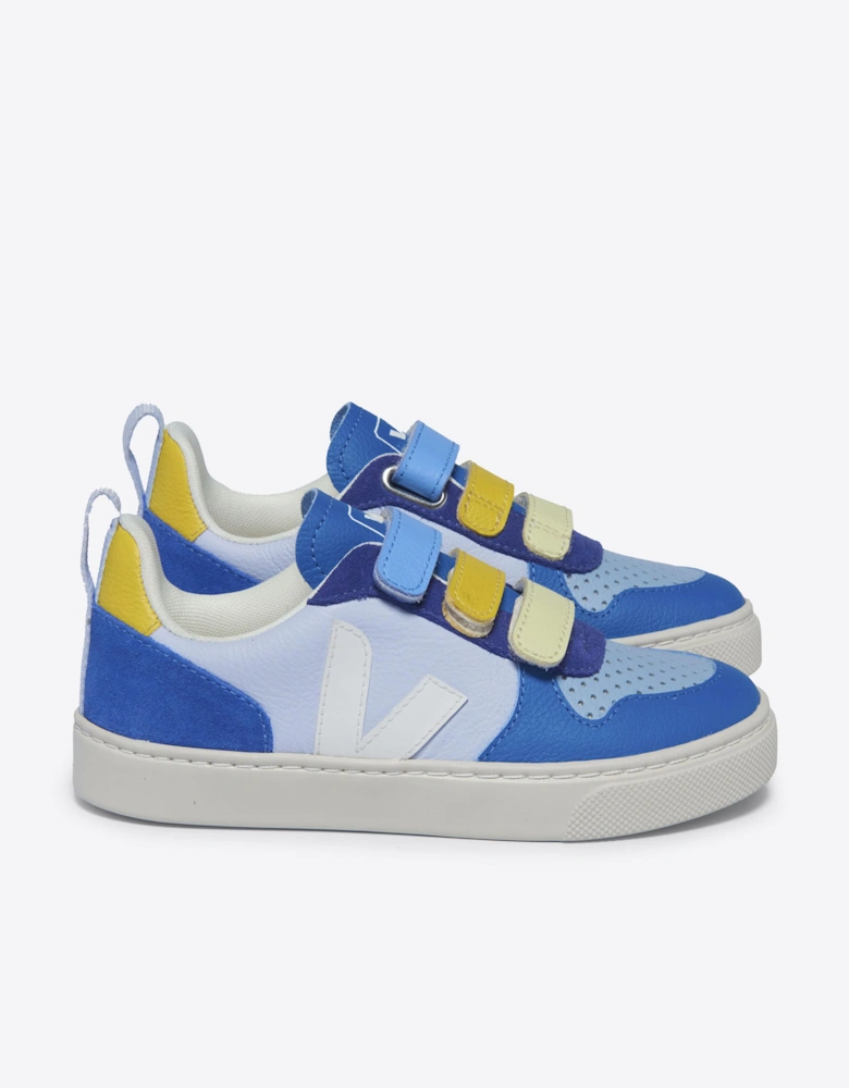 Boys V-10 ChromeFree Leather Trainers in Multicolour