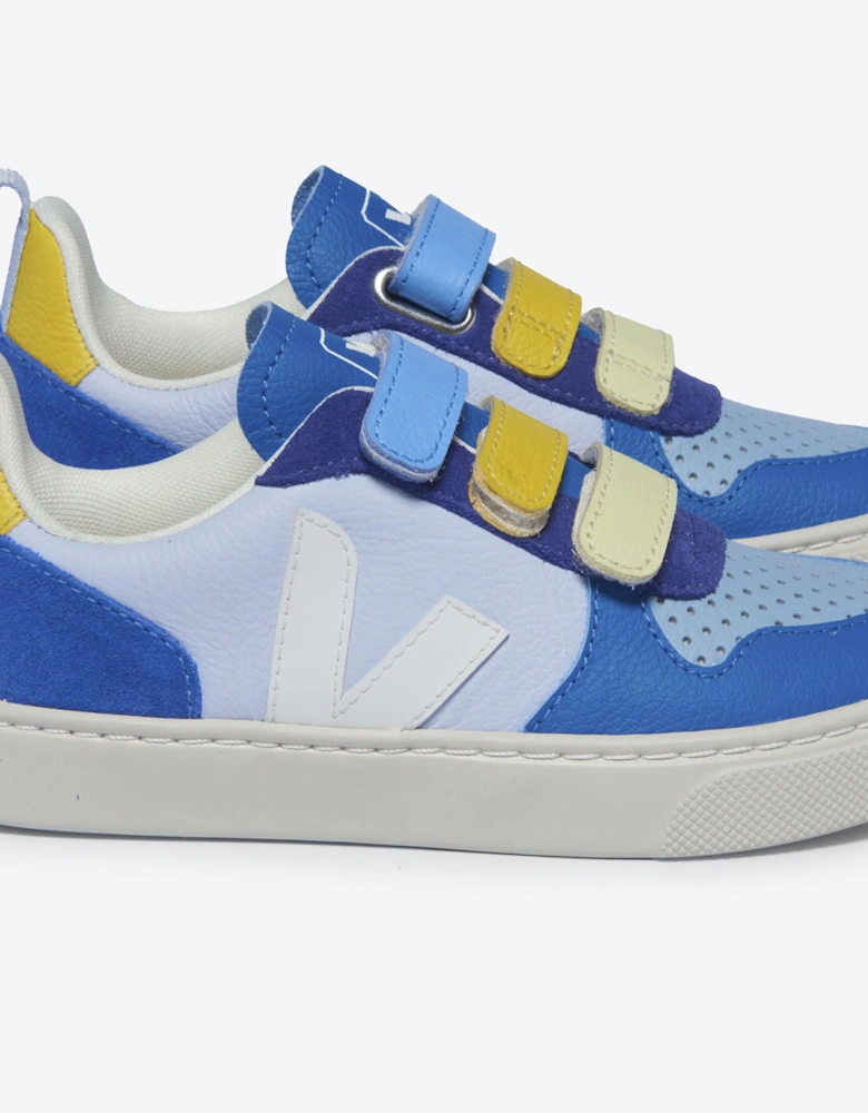 Boys V-10 ChromeFree Leather Trainers in Multicolour