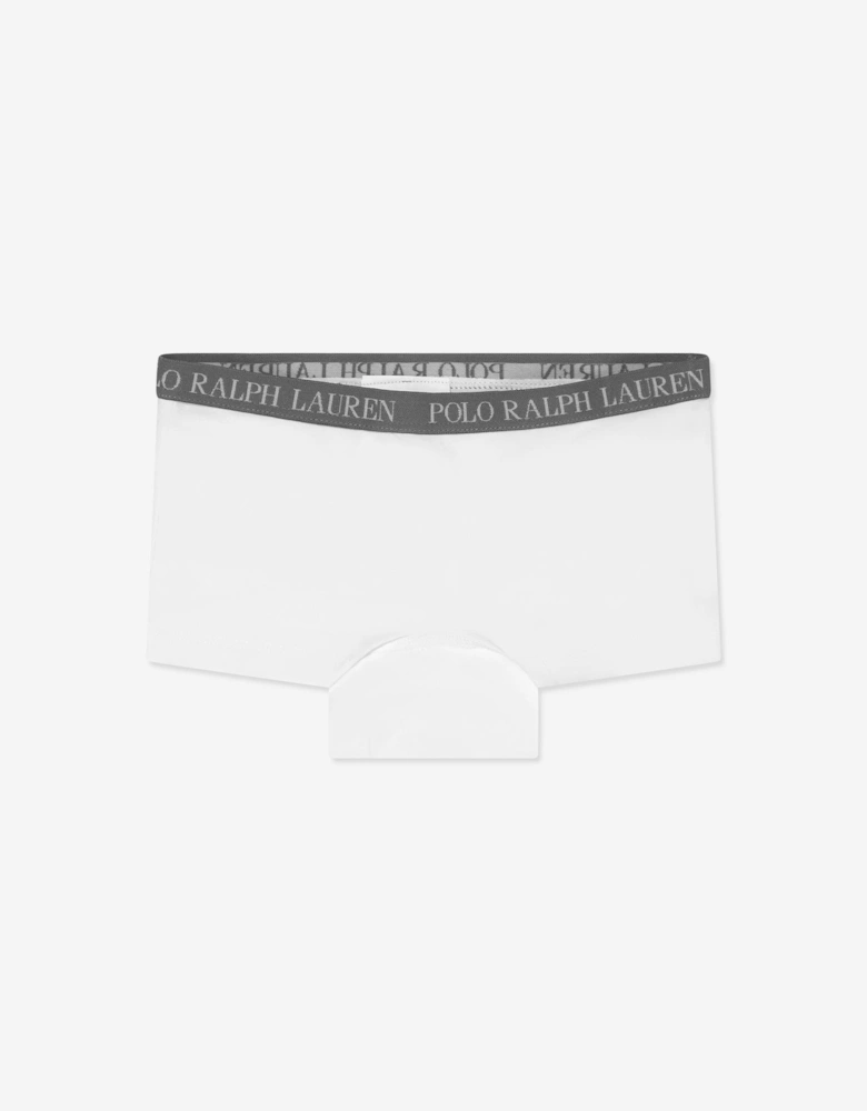 Girls 2 Pack Boxer Briefs Set in Grey