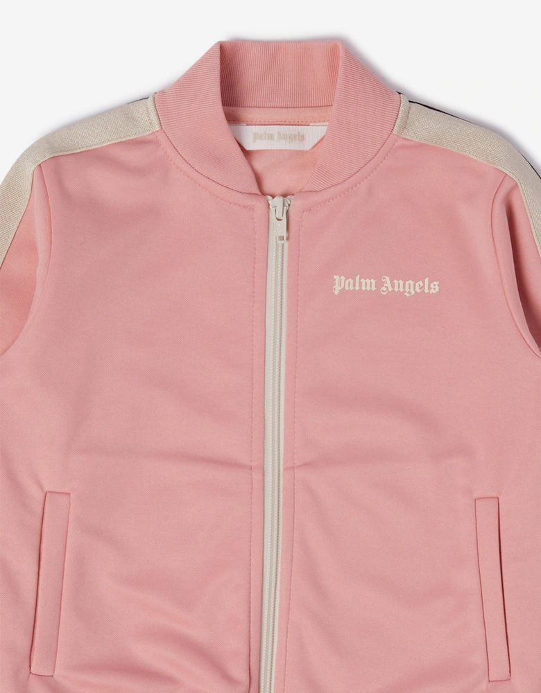 Girls Track Jacket in Pink